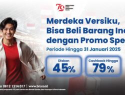 Banyak Diskon Citarasa dan Belanja, Ini Promo 17-an BRI