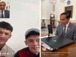 Momen Jokowi Video Call Veddriq dan Rizki, Peraih Medali Emas Pesta Aktivitasfisik Paris 2024