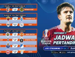 Jadwal Live Penyiaran Langsung Europa League Matchday Hingga-3 Di RCTI+ SuperApp