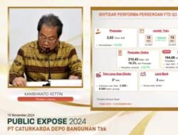 Caturkarda Depo Raih Penjualan Rp2,02 Triliun Ke Kuartal III-2024