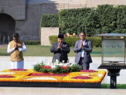 Momen Khidmat Ri Prabowo beri Penghormatan Untuk Mendiang Mahatma Gandhi Hingga Rajghat Memorial