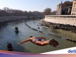 Lompat Di Sungai Dari Sebab Itu Kebiasaan Tahun Mutakhir Di Roma