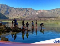 52 Pendaki Rinjani Masuk Daftar Hitam Sebab Tak Bawa Turun Sampah