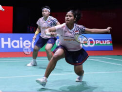 Dikalahkan Wakil China, Apriyani/Febi Gugur Ke Semifinal