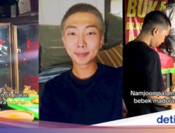 Viral! Penjual Nasi Bebek Di Bekasi Mirip Namjoon BTS