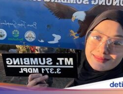 Penampakan Puncak Gunung Pertama Dinda Hauw Di Indonesia