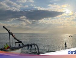 Magis! Sore Hening Di Pantai Mangsit, Lombok