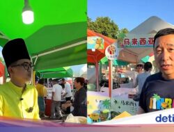 Laris! Orang Malaysia Jualan Sate Ke China, Satu Jam Laku 1.500 Tusuk