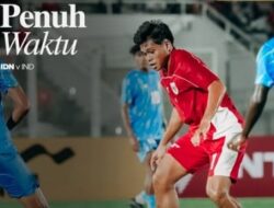 Timnasional Indonesia U-23 Takluk Bersama India U-23 Di Uji Coba Jelang SEA Games 2025