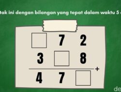 Coba Kerjakan Tes Pola Angka Ini, Pemilik IQ Tinggi Biasanya Mudah Menjawabnya