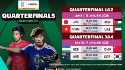 Putaran Perempat Final AFC U-23 Asian Cup 2026 Tayang Ke VISION+