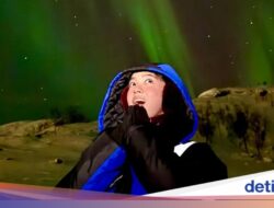 Di Lyodra Dibuat Terpukau Melihat Indahnya Aurora