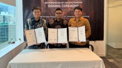 Develon dan Loggis Kolaborasi Percepat Transformasi Hijau Alat Berat