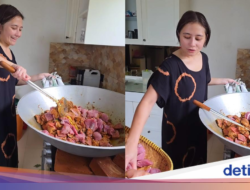 Tak Pernah Absen, Prilly Latuconsina Masak Rendang Lebaran Untuk Keluarga