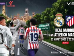 Real Madrid Gaspol! Bidik Atletico Usai Hajar Man City, Link Penyiaran Langsung LaLiga Di VISION+