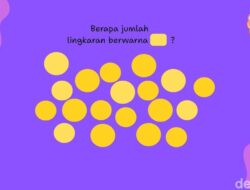 Kejelian Mata Diuji, Temukan Lingkaran Bersama Warna Berbeda Di Sekali Lihat