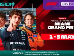 Formula 1 GP Miami 2026 Siap Digelar, Ini Jadwal dan Link Nonton Penyiaran Langsung Di VISION+