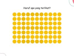 Huruf Apa yang Tersembunyi? Tak Banyak yang Bisa Lihat Tanpa Maju-Mundurkan Layar