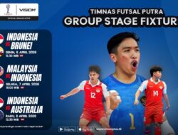Perjuangan Timnasional Di Gelar AFF Futsal, Ini Jadwal Lengkap dan Link Pemutaran Online Di VISION+