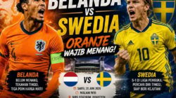 Belanda vs Swedia: Oranje Wajib Berhasil!