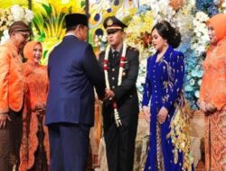 Pemimpin Negara Prabowo Hadiri Resepsi Pernikahan Putri Ketua KPK