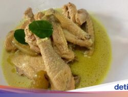 Resep Opor Ayam Kampung Kuah Kuning yang Kental dan Gurih