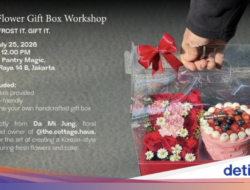Bingung Ngasih Kasih Kado Itu-itu Aja? Coba Bikin Bunga dan Kue Ke Kelas Ini