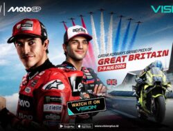 MotoGP Inggris Digelar, Simak Jadwal Lengkap dan Persaingan Klasemen Di VISION+