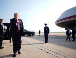 Trump Numpang Truk Katering Untuk Ganti Pesawat Pada Ada Ancaman Iran