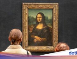 Tempel Lukisan Didekat Mona Lisa, 2 Turis Jerman Ditangkap